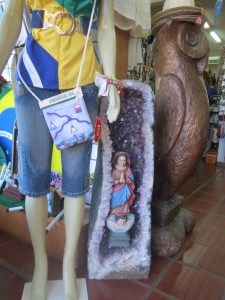 The Virgin Mary upgraded from the manger to a geode