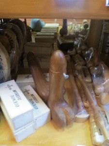 A wooden penis. WHY? WTF???