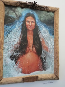 Pregnant water oil painting porn. Perfect for any living room.