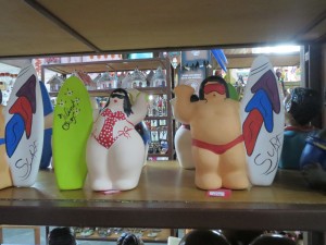 The Piece de Resistance of any trinket collection: A chubby bikini statue.
