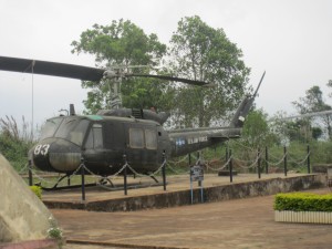 The chopper left behind