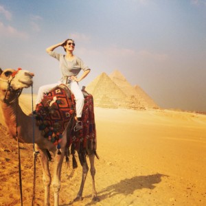 That camel is actually smiling. I cant believe it either. 