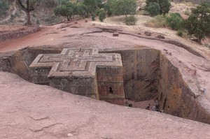 Cut into the ground!